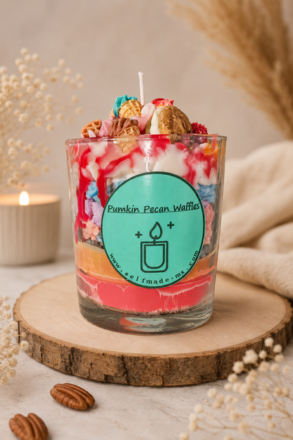 Regenbogen Eis ( Pumkin Pecan Waffles )